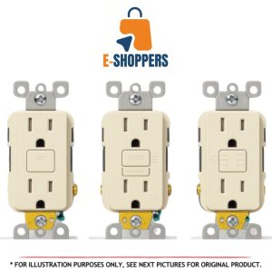 3-Pack Legrand Radiant 20-AMP GFCI Outlet