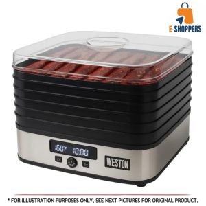 Weston 6-Tray Digital Food Dehydrator Plus – 800 Watts