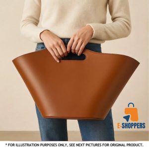 Little Liffner Brown Leather Sculptural Tote Bag