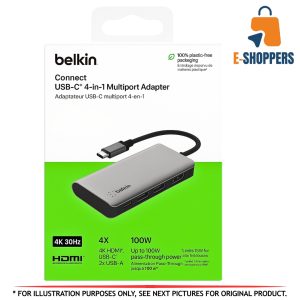 Belkin Connect USB-C 4-in-1 Multiport Adapter