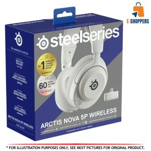 SteelSeries Arctis Nova 5P Wireless Gaming Headset – White