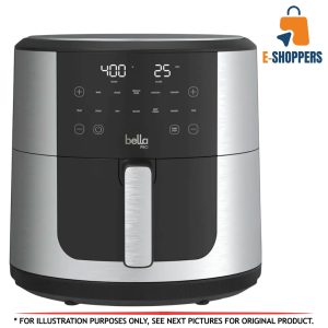 Bella Pro 8QT Digital Air Fryer – Stainless Steel (Model KZ-80D16)