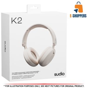 Sudio K2 Hybrid Active Noise Cancelling Wireless Headphones – Sand Beige