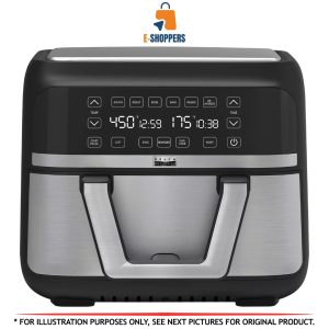 BELLA Pro Series 9-QT TriZone Touchscreen Air Fryer with Dual Flex Basket – Stainless Steel