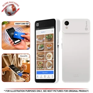 Square slim Handheld Portable Credit Card Machine - Mineral White