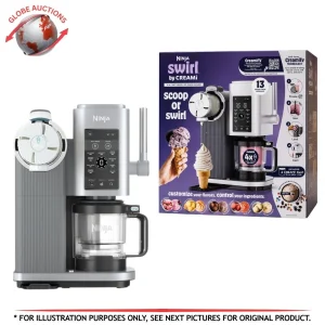 Ninja CREAMi Swirl Ice Cream and Soft Serve Maker (NC701C) Ice Cream Machine