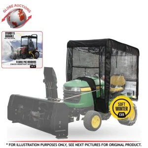 Berco 40" Universal Winter Cab Lawn Tractor Enclosure - Clear Vinyl Windows