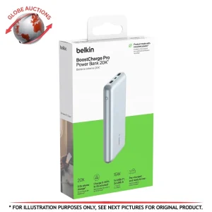Belkin BoostCharge Pro 20K Power Bank BPB012 USB-C + Dual USB-A Silver