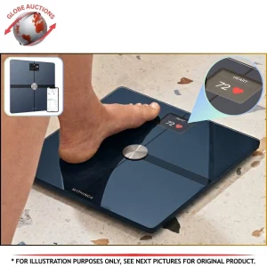 Withings Body+ Digital Smart Wi-Fi Scale – Black (Model: WBS05)