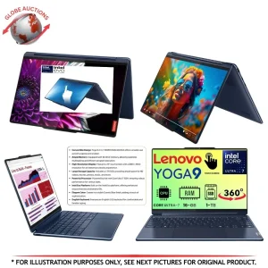 Lenovo Yoga-9 Touch/Fold 2-in-1 Core Ultra-7 155H 16GB/1-TB + USB-C Charger