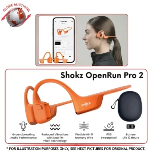SHOKZ OpenRun Pro 2-Bone Conduction Wireless USB-C Headphones Orange