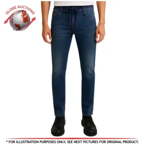 Diesel Krooley-X Jogg Jeans Italy Design Slim Fit Denim Pants (Size: 30)