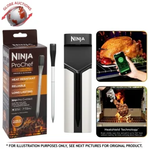 Ninja ProChef Meat Wireless Thermometer – Silver (WP100C)