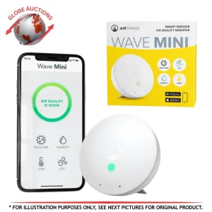 Airthings Wave Mini Smart Indoor Air Quality Monitor White Model 2920