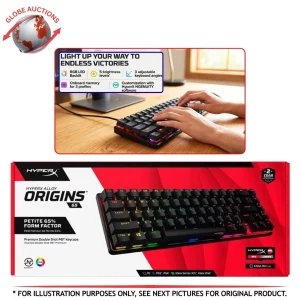 HyperX Alloy Origins-65 Backlit Mechanical Red Gaming Keyboard