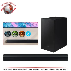 Samsung Sound Bar with Wireless Subwoofer Universal Remote & Cables (HW-C445)