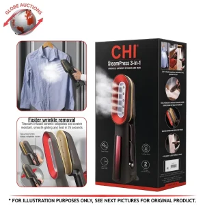 CHI SteamPress 3-in-1 Handheld Fabric Iron & Steamer (11600)