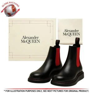 Alexander McQueen Leather Chelsea Boots Italy Made (Size: 39)