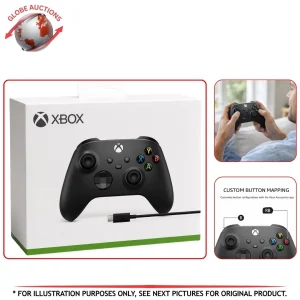Xbox Core Wireless Gaming Controller + USB-C Cable – Carbon Black