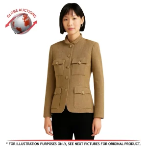 Lauren Ralph Wool Herringbone Utility Jacket (Size: 4)