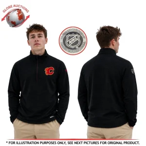 Calgary Flames Lightweight Quarter-Zip Sweatshirt (Size: XXL) Calgary Flames Men