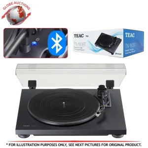 TEAC Belt Drive Bluetooth Turntable Record Player Black (TN-180BT)