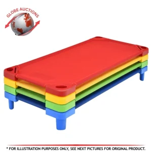 Stackable Daycare Sleeping Cots – Multi colour Set (HY10001)