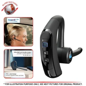 BlueParrott Wireless Mono Headset with 80% Noise-Cancelling Microphone