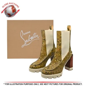 Italy Made Christian Louboutin Glory Booty Heeled Ankle Boot (Size: 40)