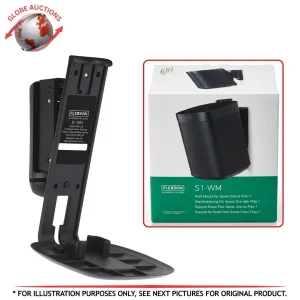 FLEXSON Wall Mount for Sonos One (Single, Black) Flexson Wall Mounts for Sonos-1