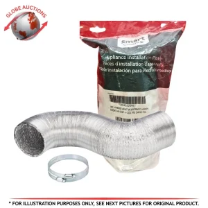 Smart Choice 8-FT Hybrid Vent with Worm Clamps Appliance Install Part USA Made