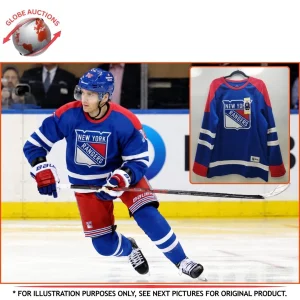 Full-sleeve New York Rangers jersey 100% polyester (Size: S) Team logo