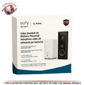 eufy Video Doorbell 2K (Battery) + HomeBase 2 Kit T8210/T8010