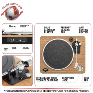HOUSE OF MARLEY Stir It Up Wireless Turntable (EM-JT002)