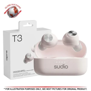 Sudio T3 In-Ear True Wireless Earbuds - Pink