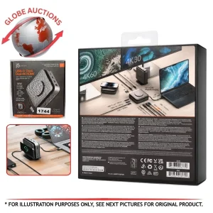 j5create USB-C Dock Dual 4K HDMI 12-in-1 & Wireless Charger (JCD3199)