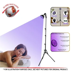 18-LED UV Tanning Lamp with Tripod Stand & Protective Goggles
