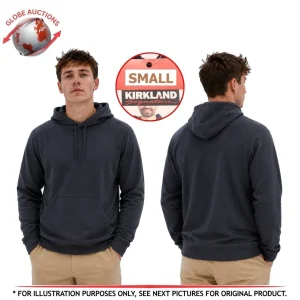 Kirkland Signature Men's Active Pullover Hoodie– Blue (Size: S)