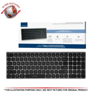 Insignia Wireless Slim Full-Size Scissor Keyboard Bluetooth for Computers/Laptop