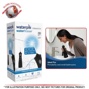 Waterpik Cordless Plus Water Flosser Rechargeable with 4 Tips (WP-462C)