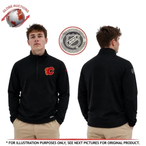 Calgary Flames Lightweight Quarter-Zip Sweatshirt (Size: M) Calgary Flames Men's