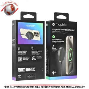 Mophie Qi2 Magnetic Wireless Charger with Kickstand – 15W – Black