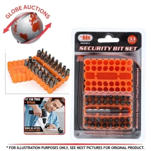 Illinois 33-Pieces Tamper Proof Tool Kit Illinois 33-piece security bit set