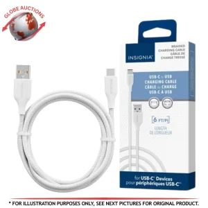 Insignia Braided Charging USB-C to USB-A cable 6-ft Long