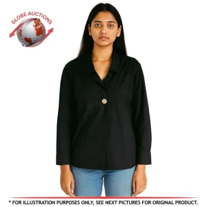 Sandro Paris Women’s H20ANAELLE Black Shirt Blouse – Size 2
