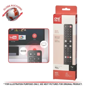 One For All TCL Universal TV Remote Learning Netflix YouTube Disney Easy Setup