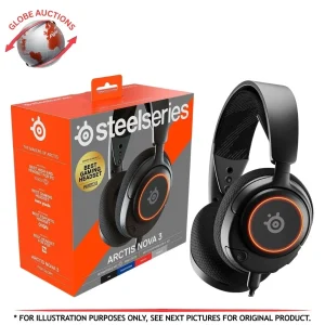SteelSeriesArctis Nova 3 Gaming Headset with RGB Lights - Multi-Platform USB-C
