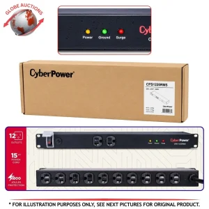 Cyberpower 12-Output Surge Protector Rackbar (Model: CPS1220RMS)