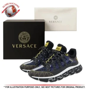 Versace Trigreca Monogram Sneakers (Size:40)