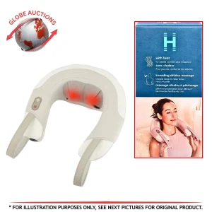 Homedics Cordless Shiatsu Neck Massager With Heat Rechargeable Model NMS-390H